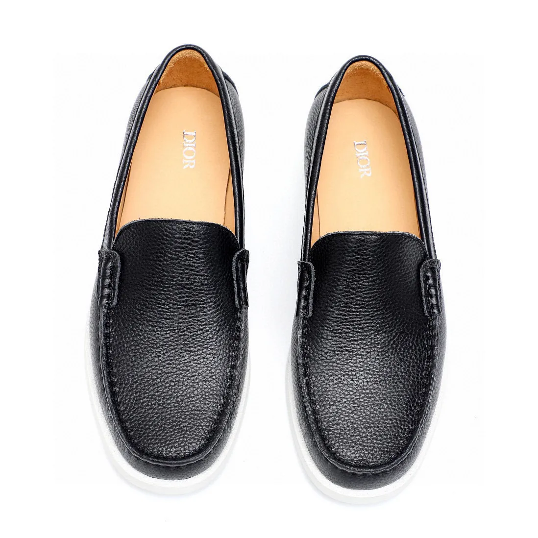 Men's shoes 💰480 💐Original packaging Product trademark: Dior "Dior" casual leather shoes Regular size: 38-44 (45.46.47🉑️Customized) Product materials: Selected first-layer pebbled calfskin upper imported from Italy, imported water-dyed cowhide lining. Strong three-dimensional visual effect, original anti-slip rubber outsole Color: 3⃣️colors available